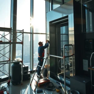 Image showing the elevator Installation